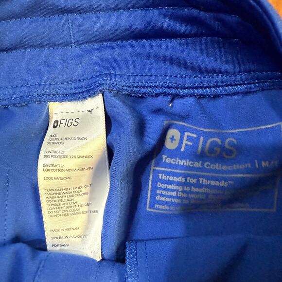 Figs Women's Jogger Pants Medium Tall Nurse W23SW2017T Orange Y3-10 - Picture 4 of 6